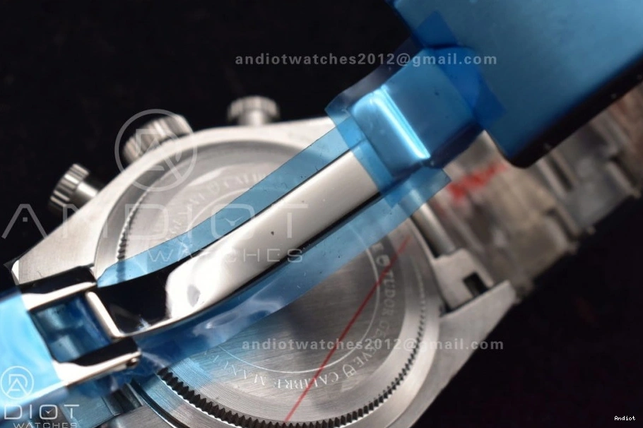 Dial Edition Black Chrono Bracelet White SS Best on SS 1:1 Bay TWS A7750 1104